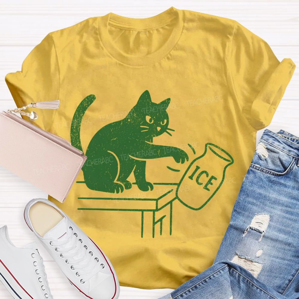 Cats And Ice Cubes Teacher T-shirt