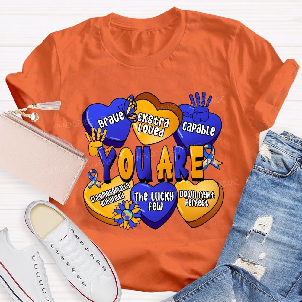 You Are Brave Capable The Lucky Few Teacher T-Shirt