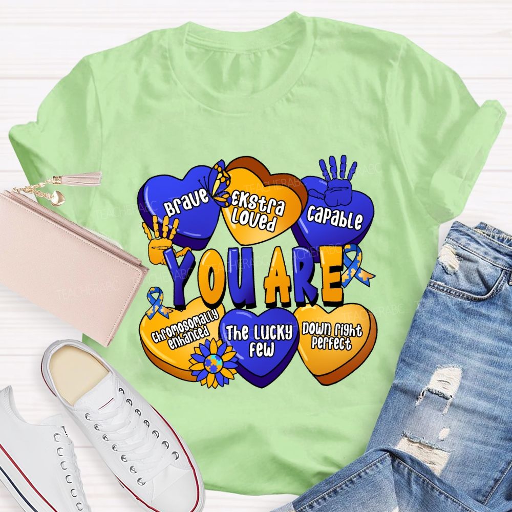 You Are Brave Capable The Lucky Few Teacher T-Shirt