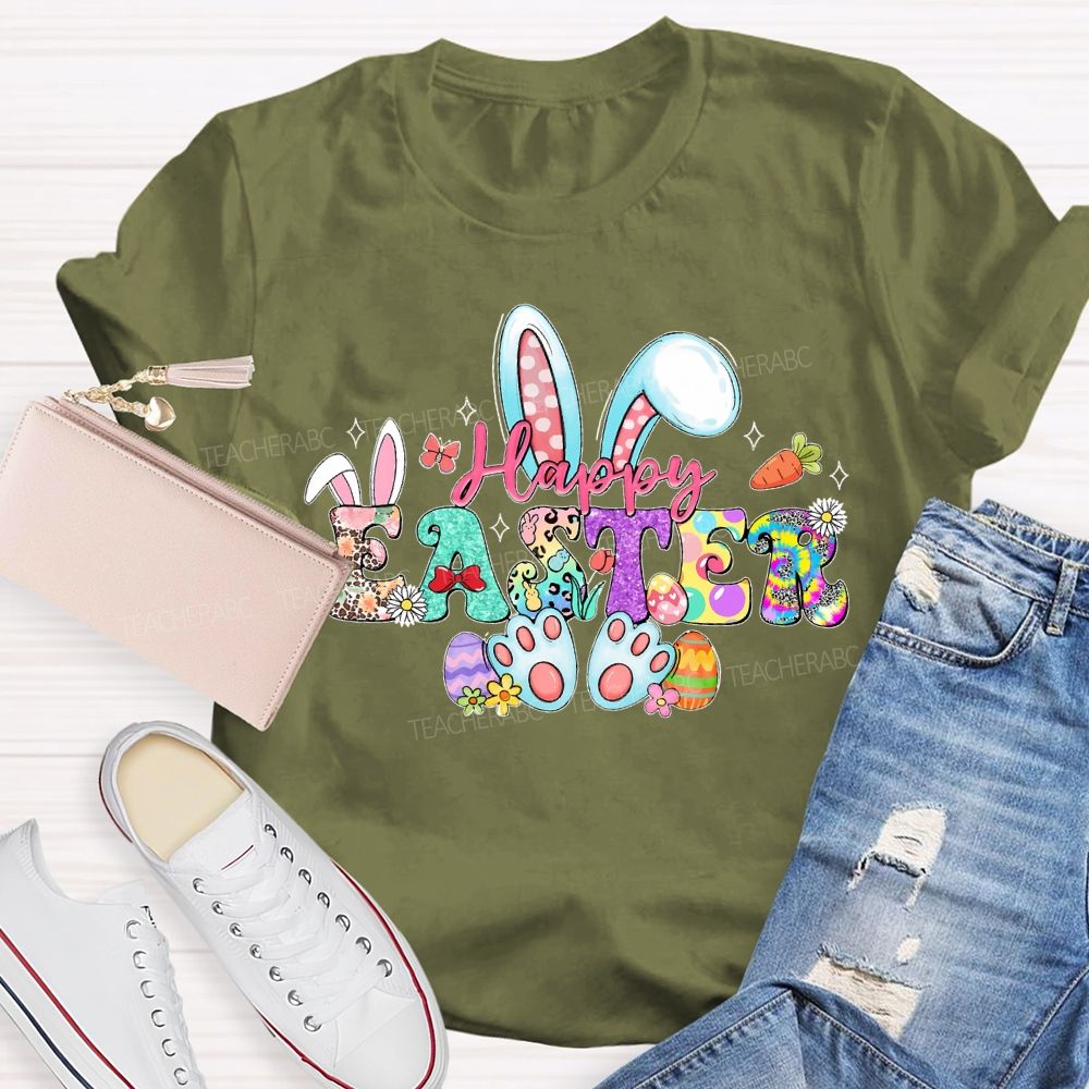 Happy Easter Graphics Teacher T-shirt