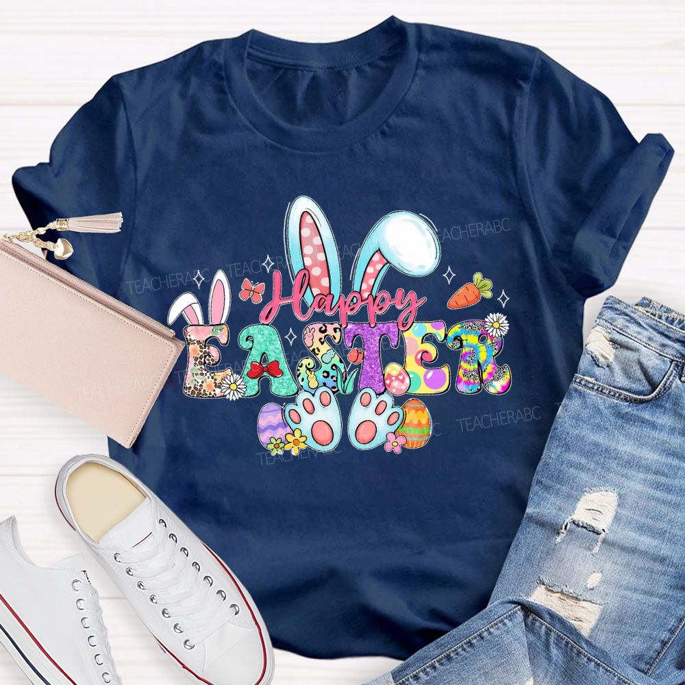 Happy Easter Graphics Teacher T-shirt