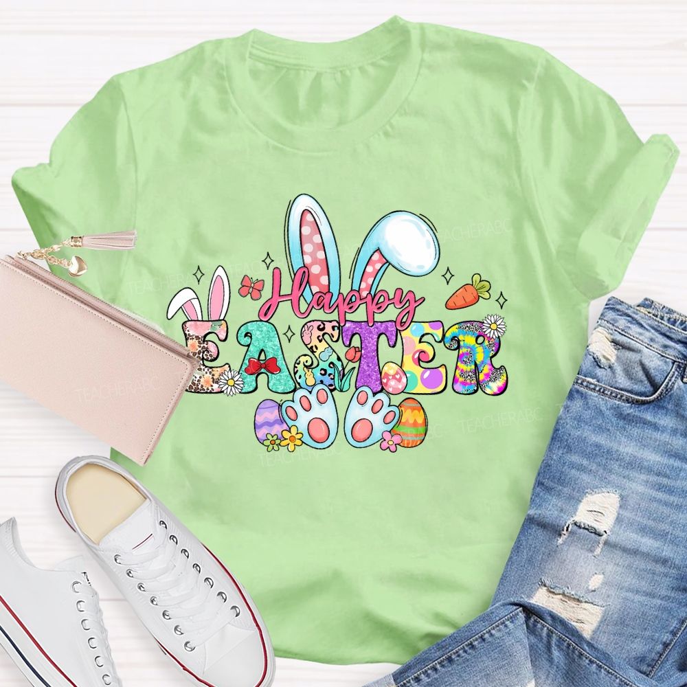 Happy Easter Graphics Teacher T-shirt