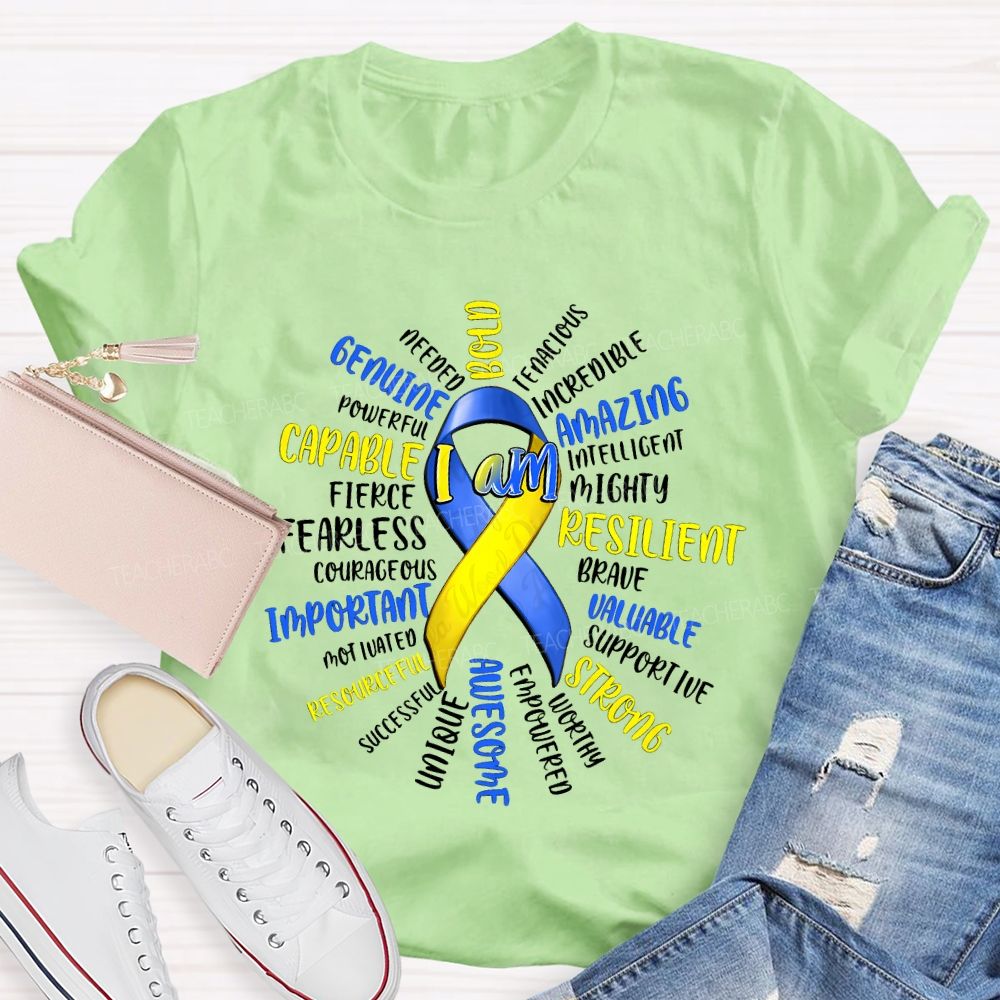 I Am Bold Amazing Valuable Strong Awesome Important Teacher T-shirt