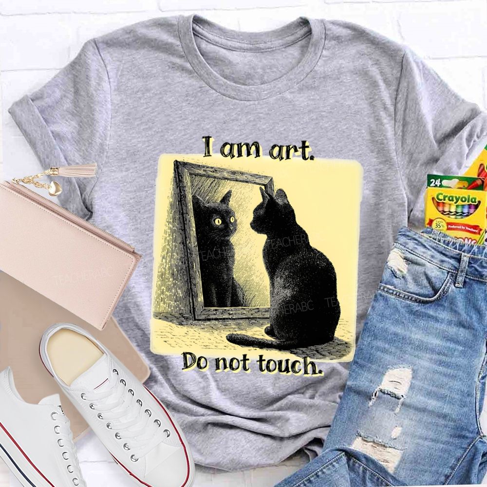 I Am Art Do Not Touch Art Teacher T-Shirt