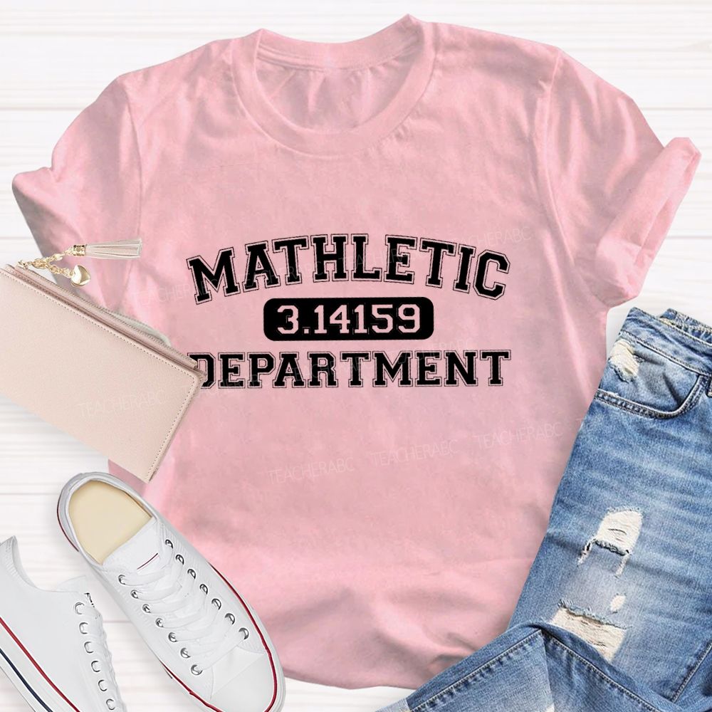 Mathletic Department Math Teacher T-shirt