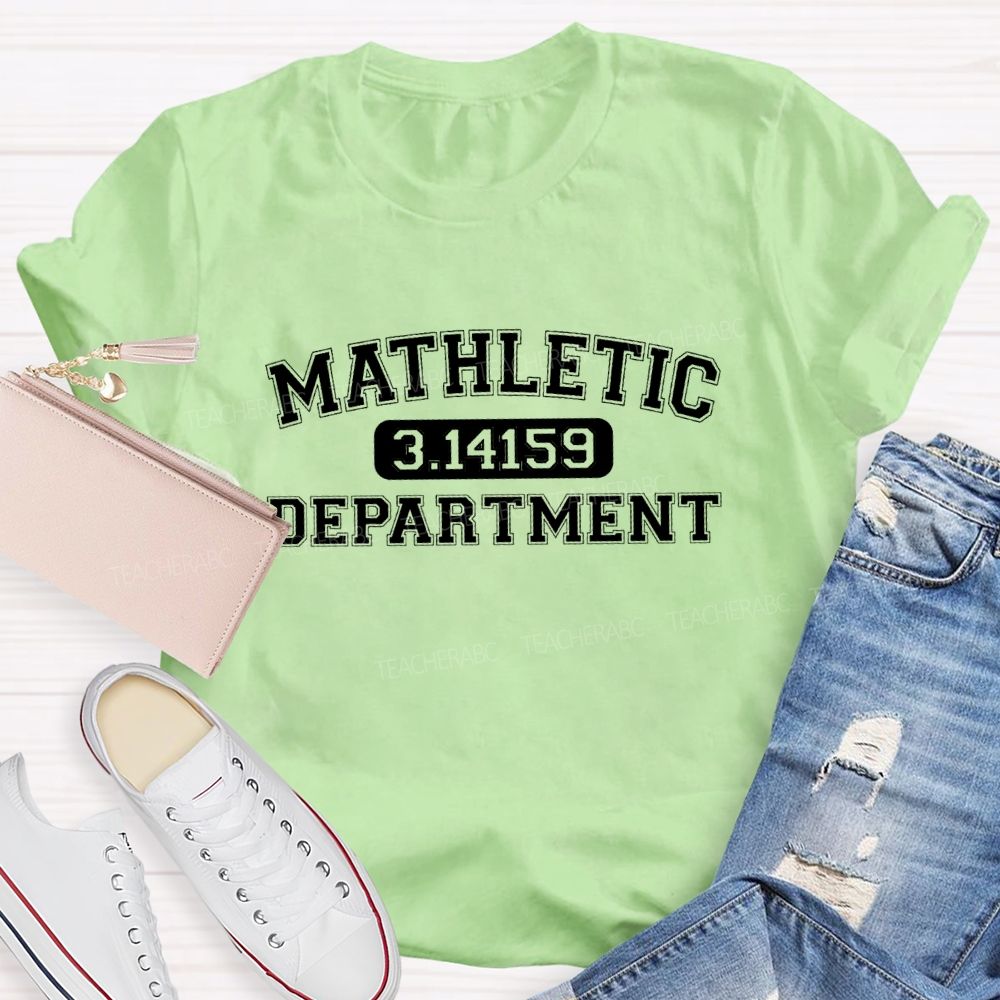 Mathletic Department Math Teacher T-shirt