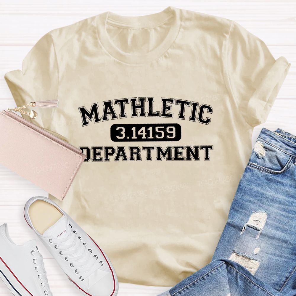 Mathletic Department Math Teacher T-shirt