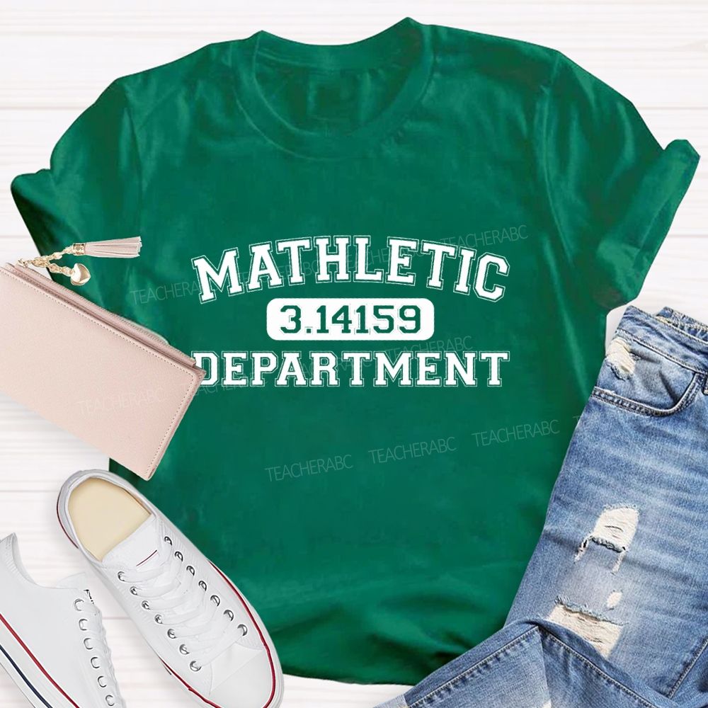 Mathletic Department Math Teacher T-shirt