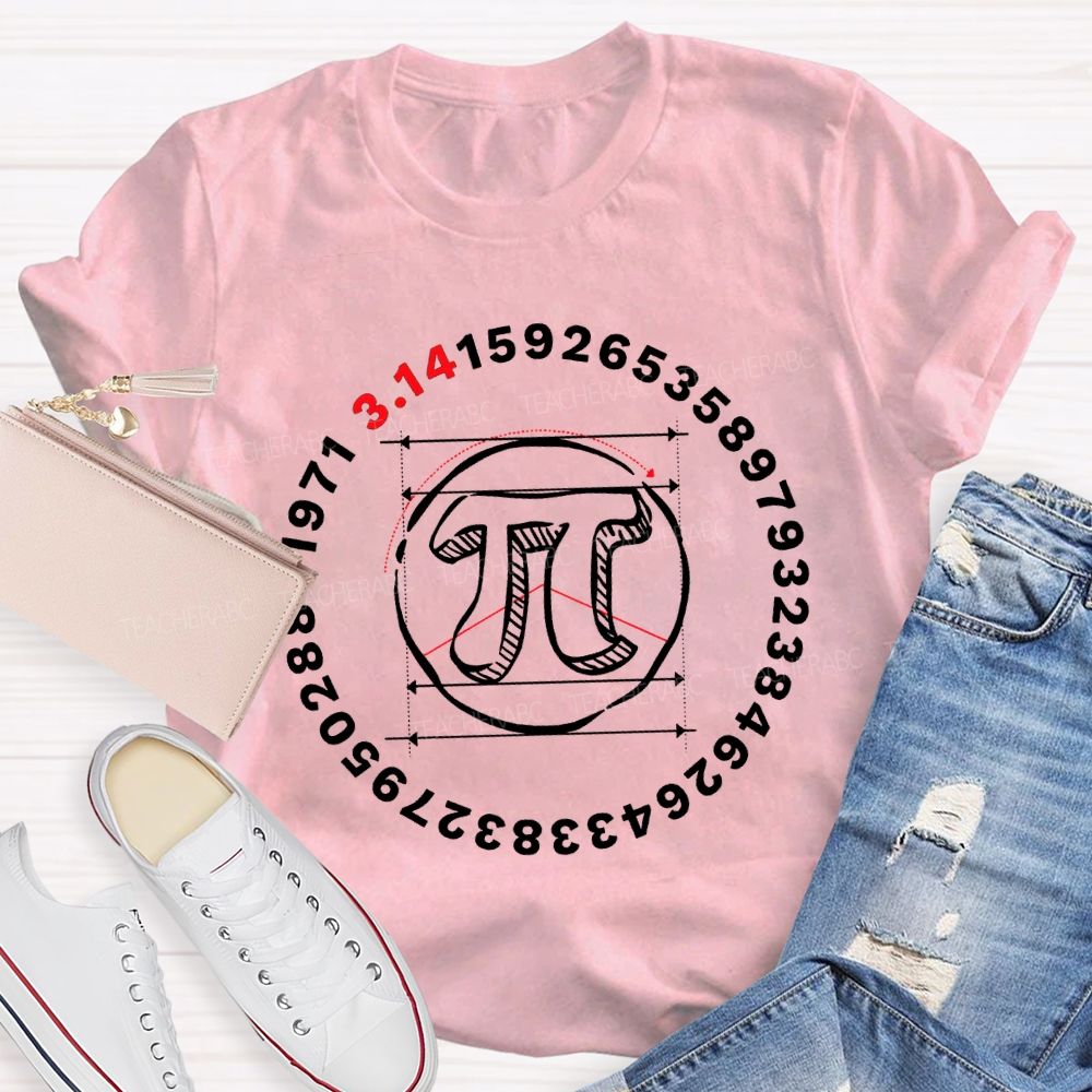 Numbers And Pi Day Math Teacher T-shirt