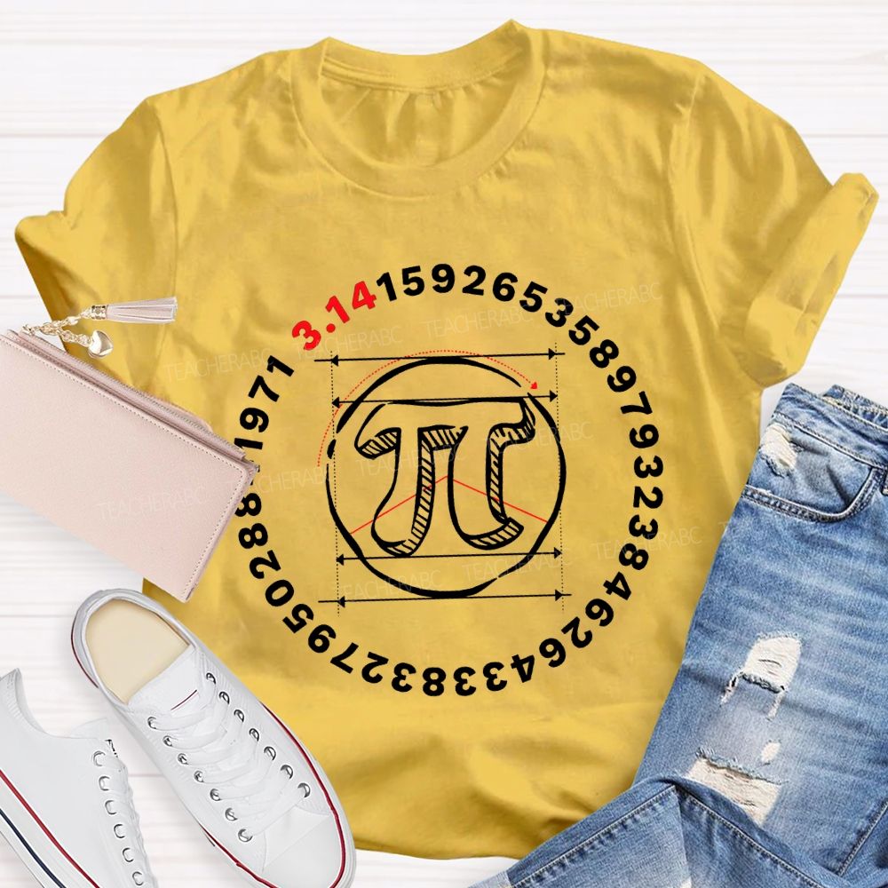 Numbers And Pi Day Math Teacher T-shirt