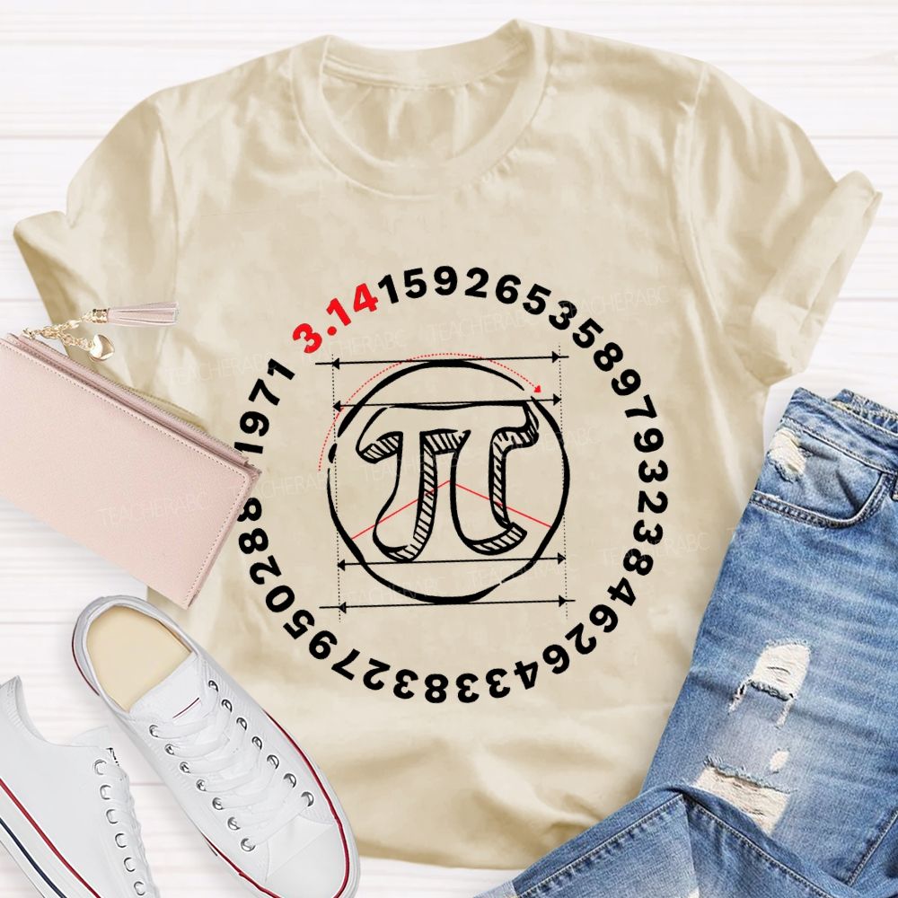 Numbers And Pi Day Math Teacher T-shirt