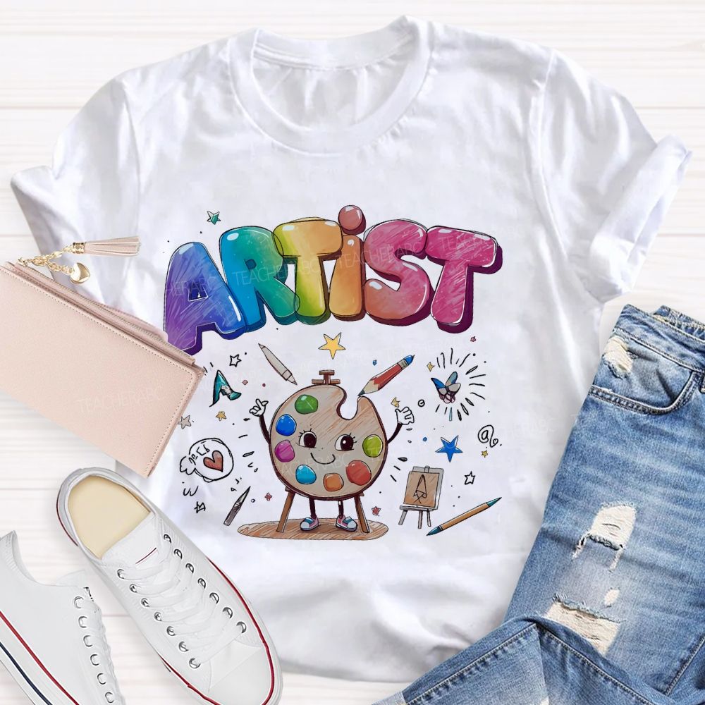 Artist Graphics Teacher T-shirt