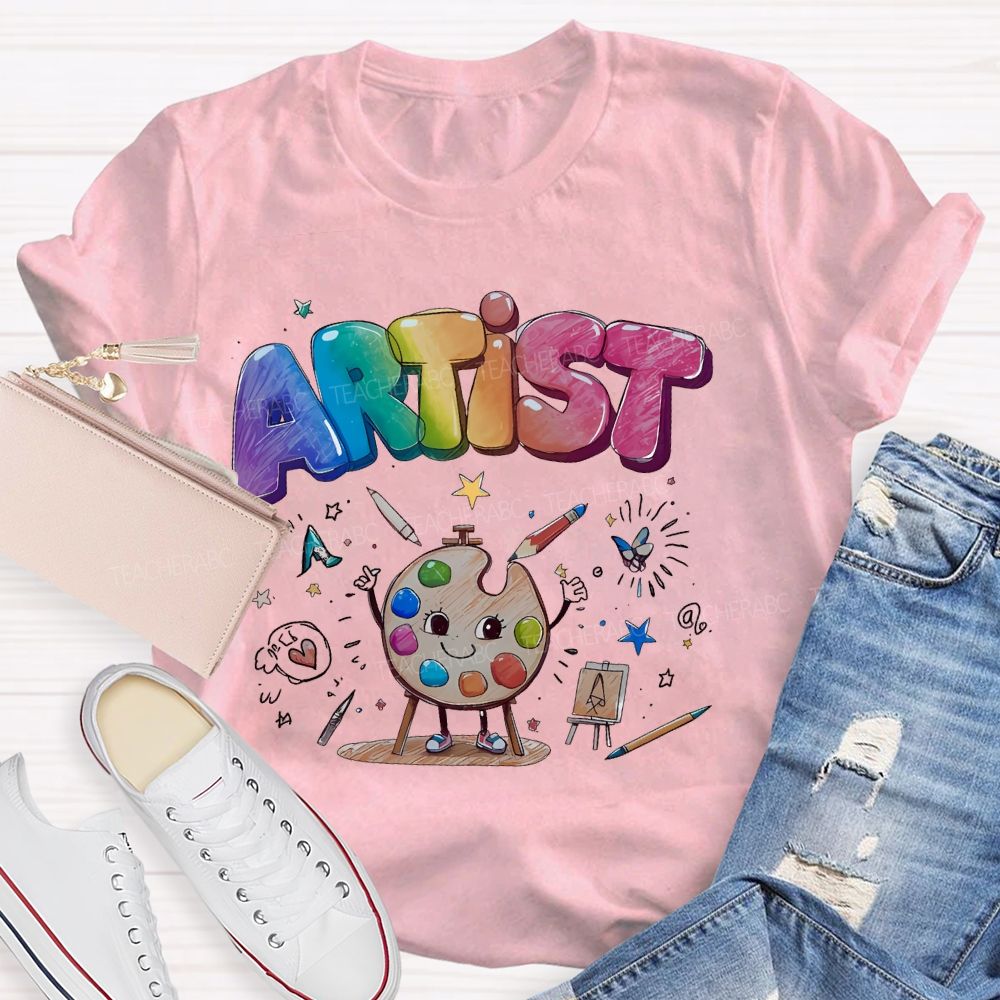 Artist Graphics Teacher T-shirt