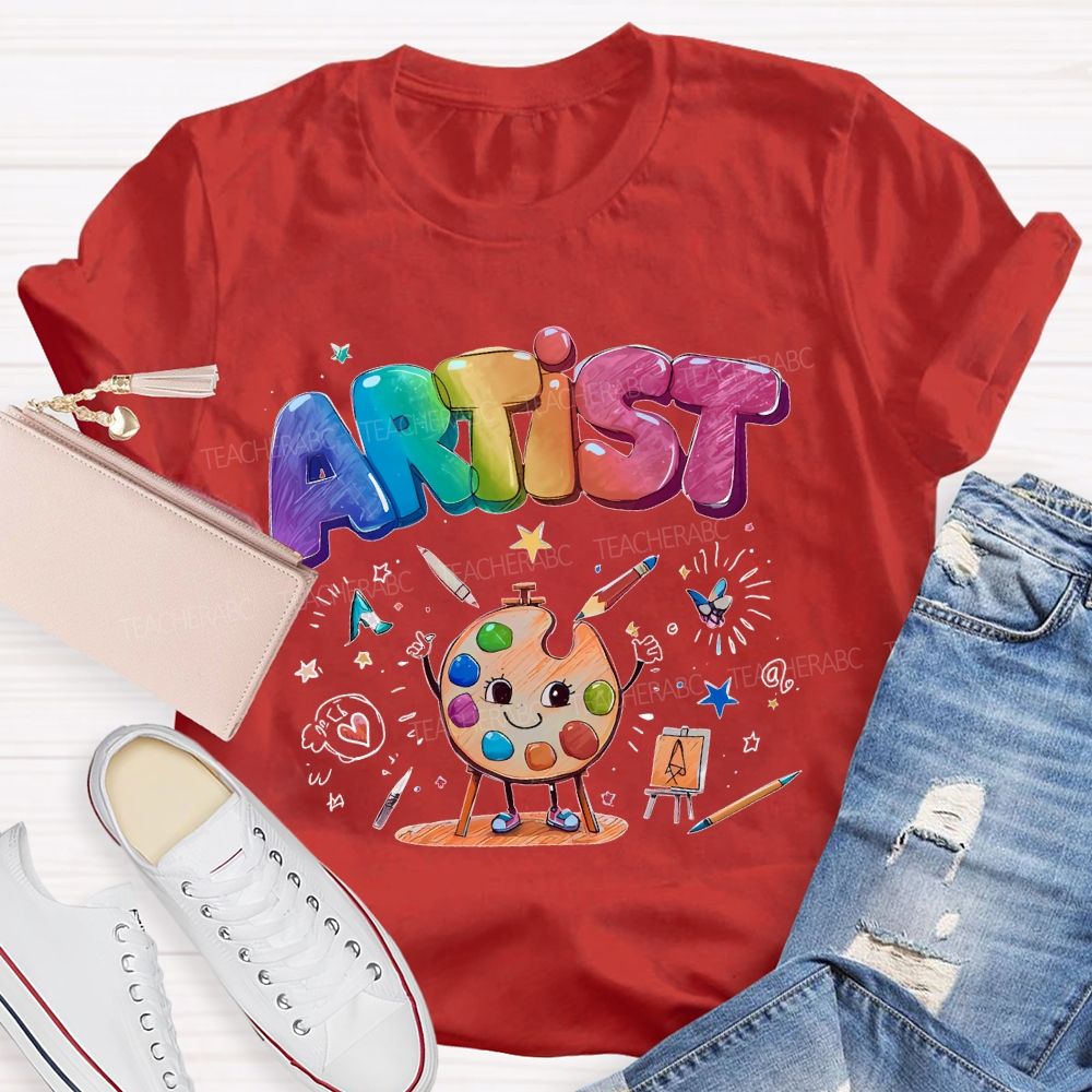 Artist Graphics Teacher T-shirt