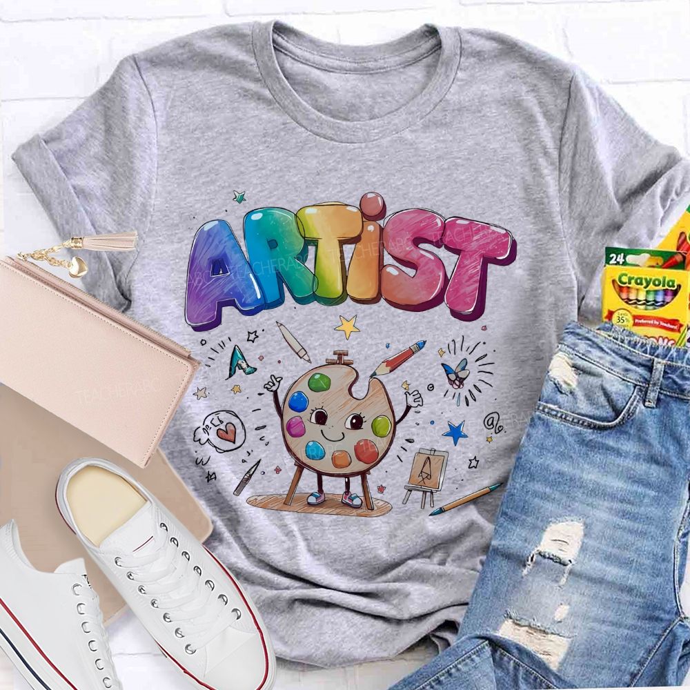 Artist Graphics Teacher T-shirt