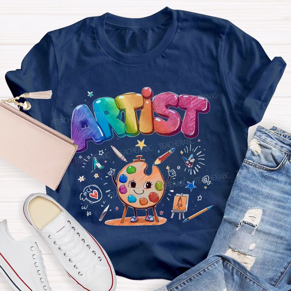 Artist Graphics Teacher T-shirt