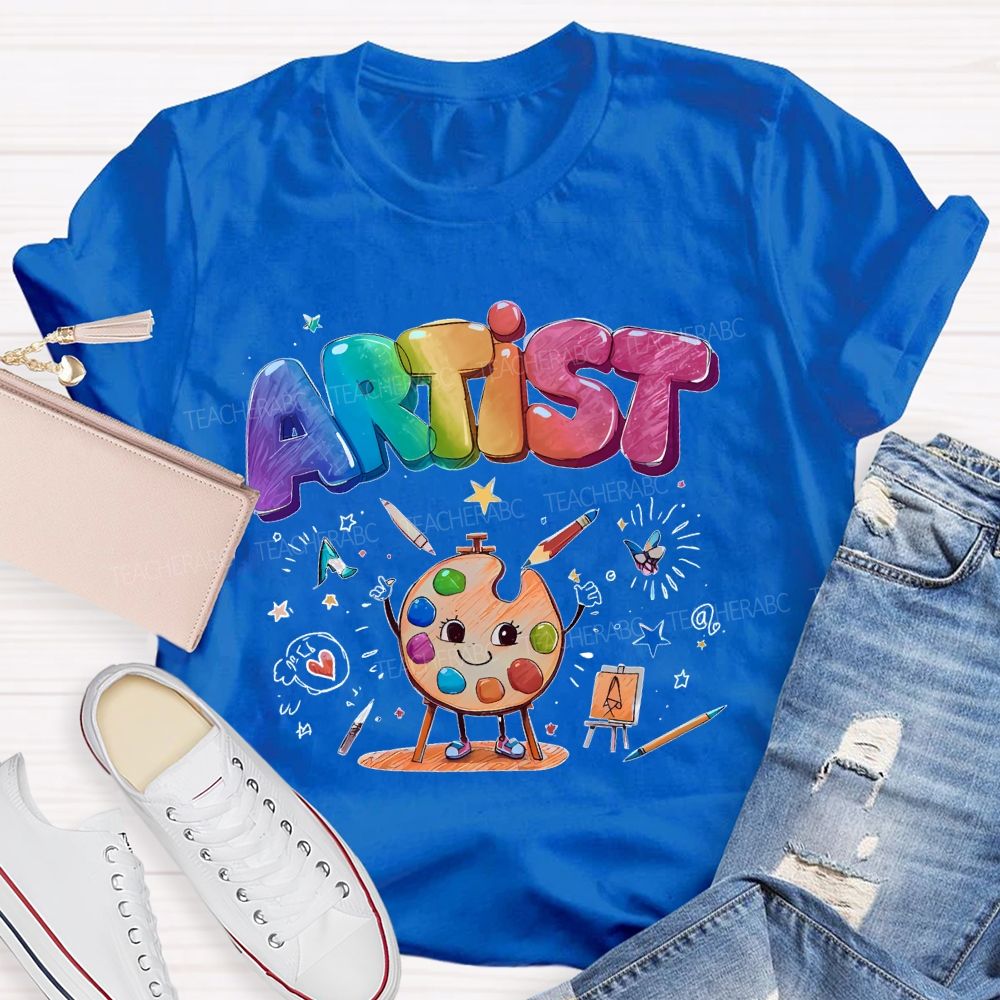 Artist Graphics Teacher T-shirt