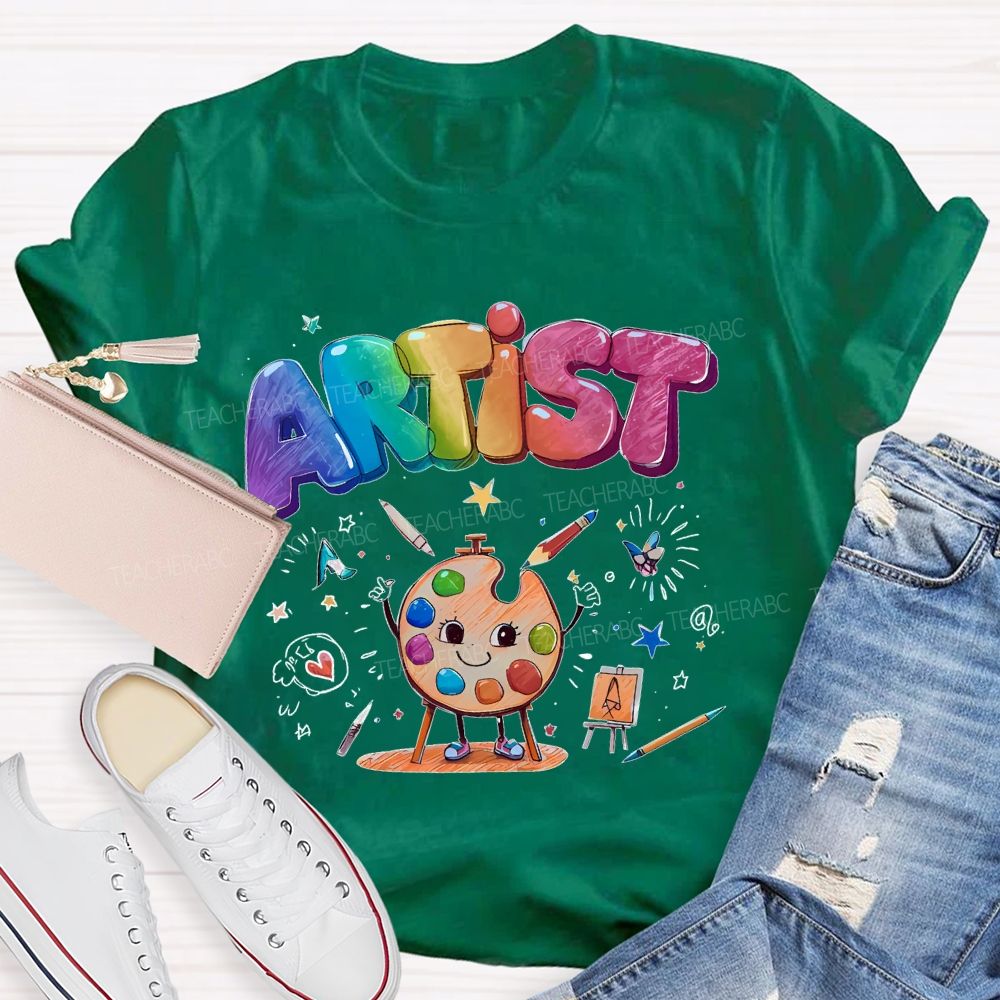 Artist Graphics Teacher T-shirt