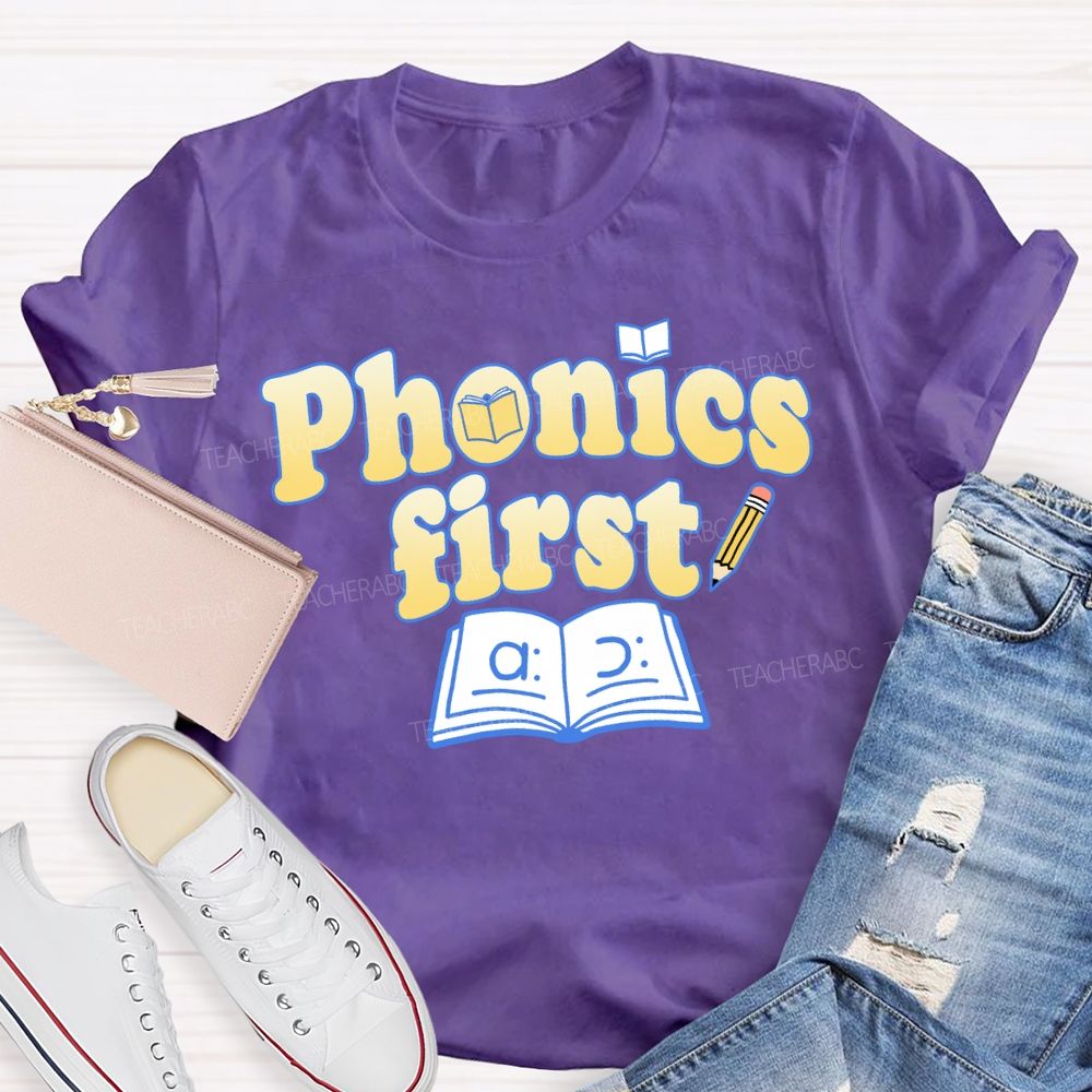 Phonics First Teacher T-shirt