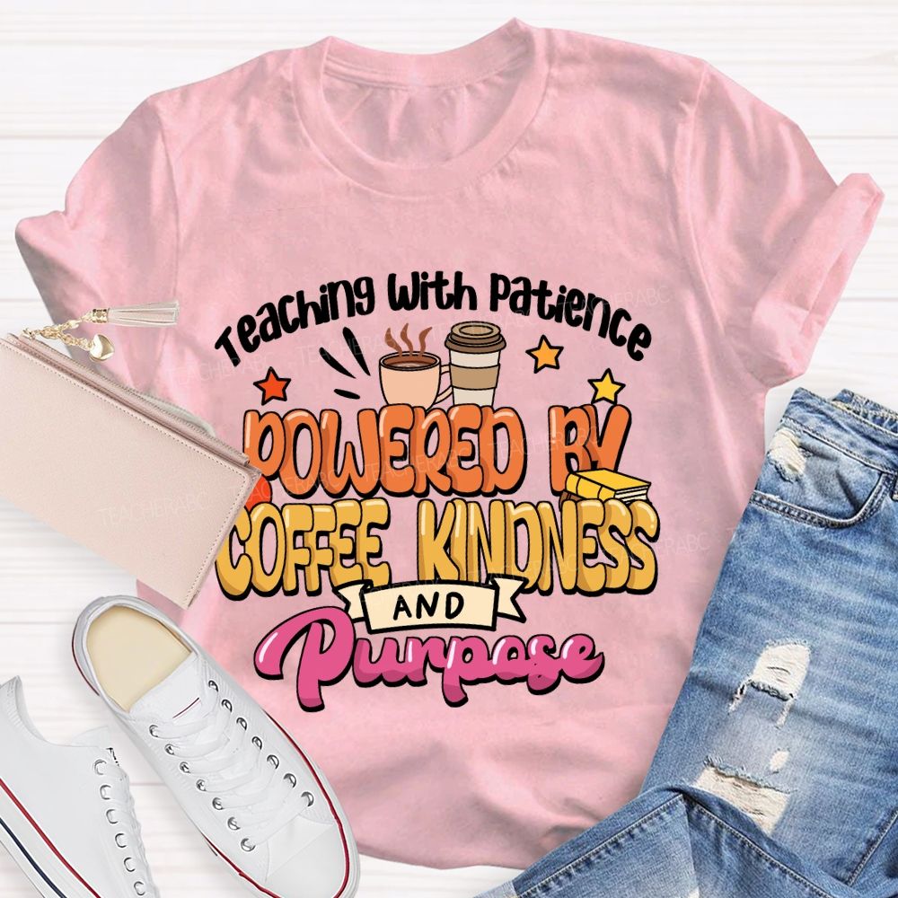 Teaching With Patience  Teacher T-shirt