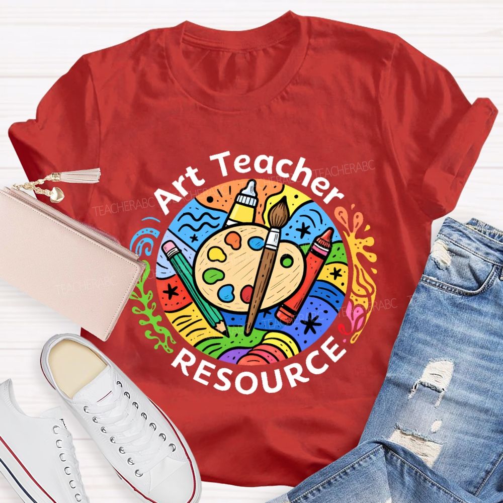 Art Teacher Resources Teacher T-shirt