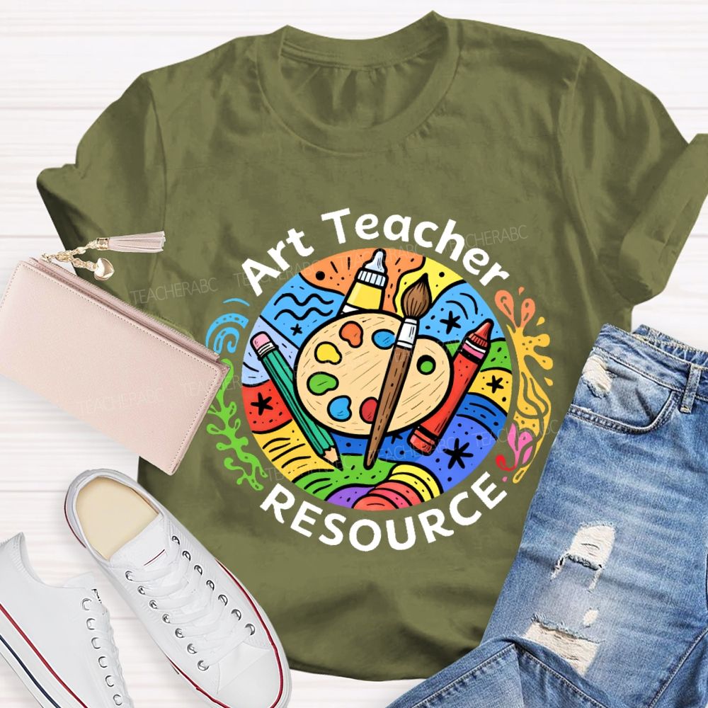 Art Teacher Resources Teacher T-shirt