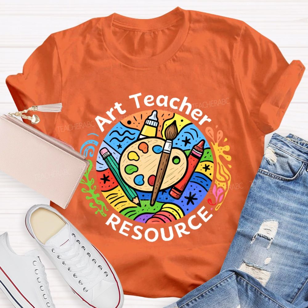 Art Teacher Resources Teacher T-shirt