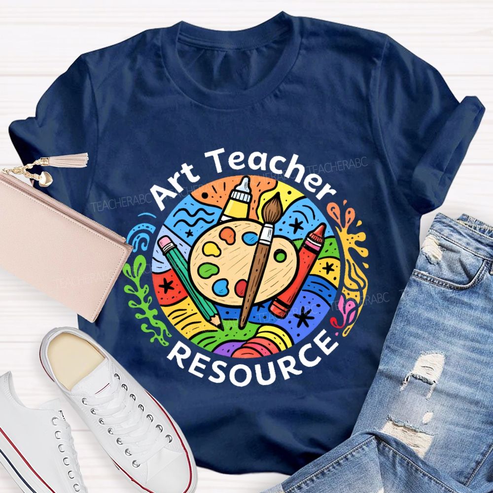 Art Teacher Resources Teacher T-shirt
