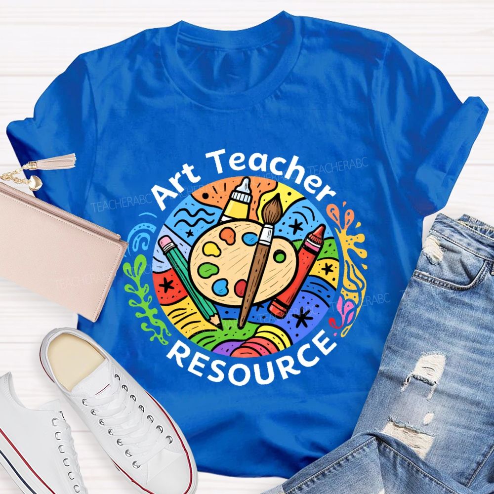 Art Teacher Resources Teacher T-shirt