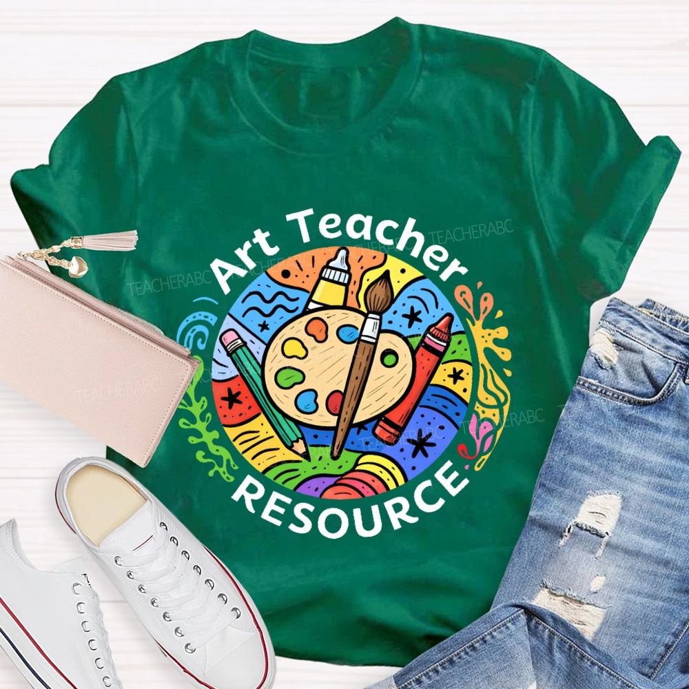 Art Teacher Resources Teacher T-shirt