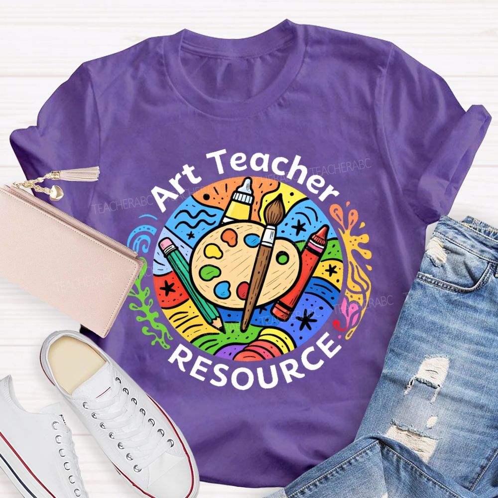 Art Teacher Resources Teacher T-shirt