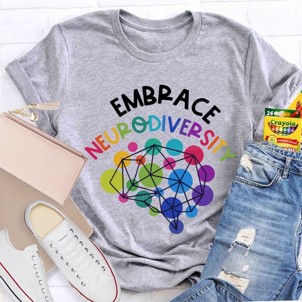 Embrace Neurodiversity Special Education Teacher T-shirt
