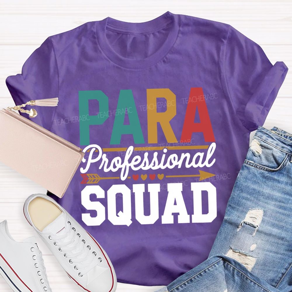 Para Professional Squad Hearts And Shooting Arrows T-shirt