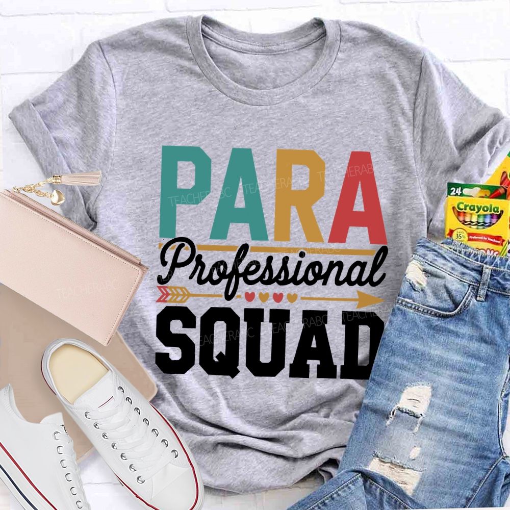 Para Professional Squad Hearts And Shooting Arrows T-shirt