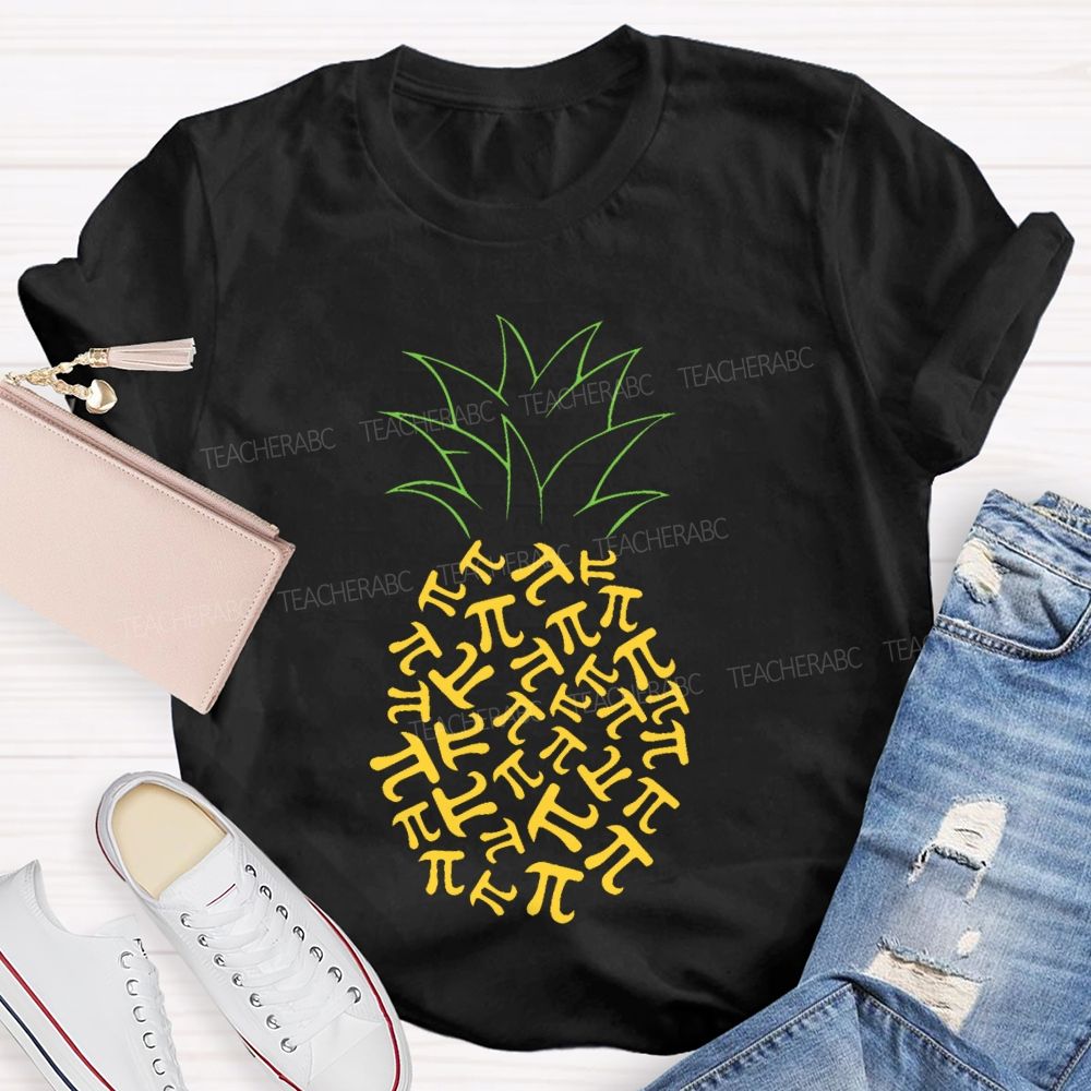 Pineapple Pi Mathematics Teacher T-shirt