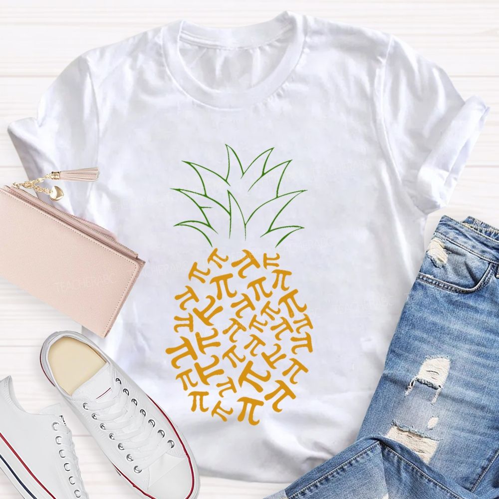 Pineapple Pi Mathematics Teacher T-shirt
