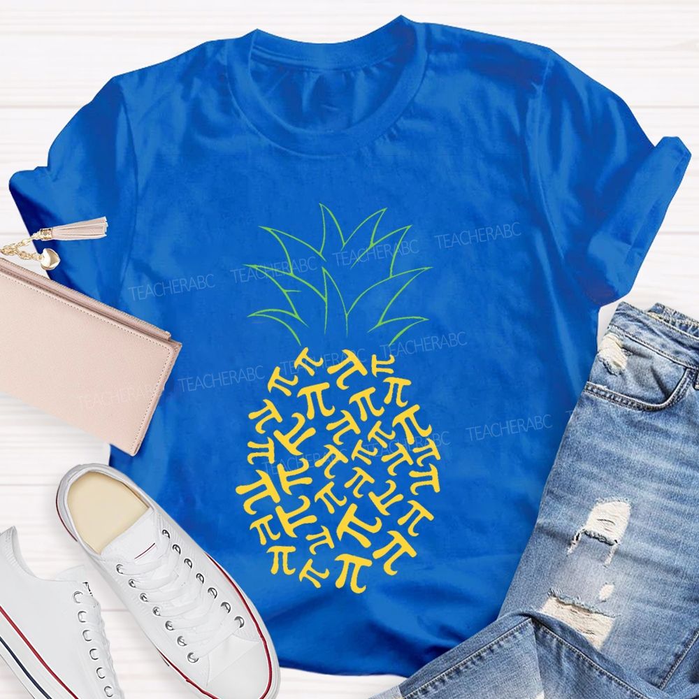 Pineapple Pi Mathematics Teacher T-shirt
