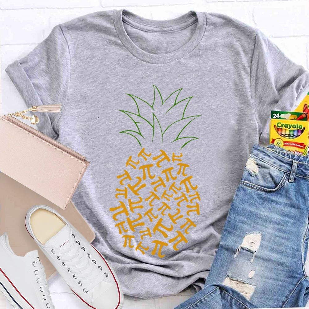 Pineapple Pi Mathematics Teacher T-shirt