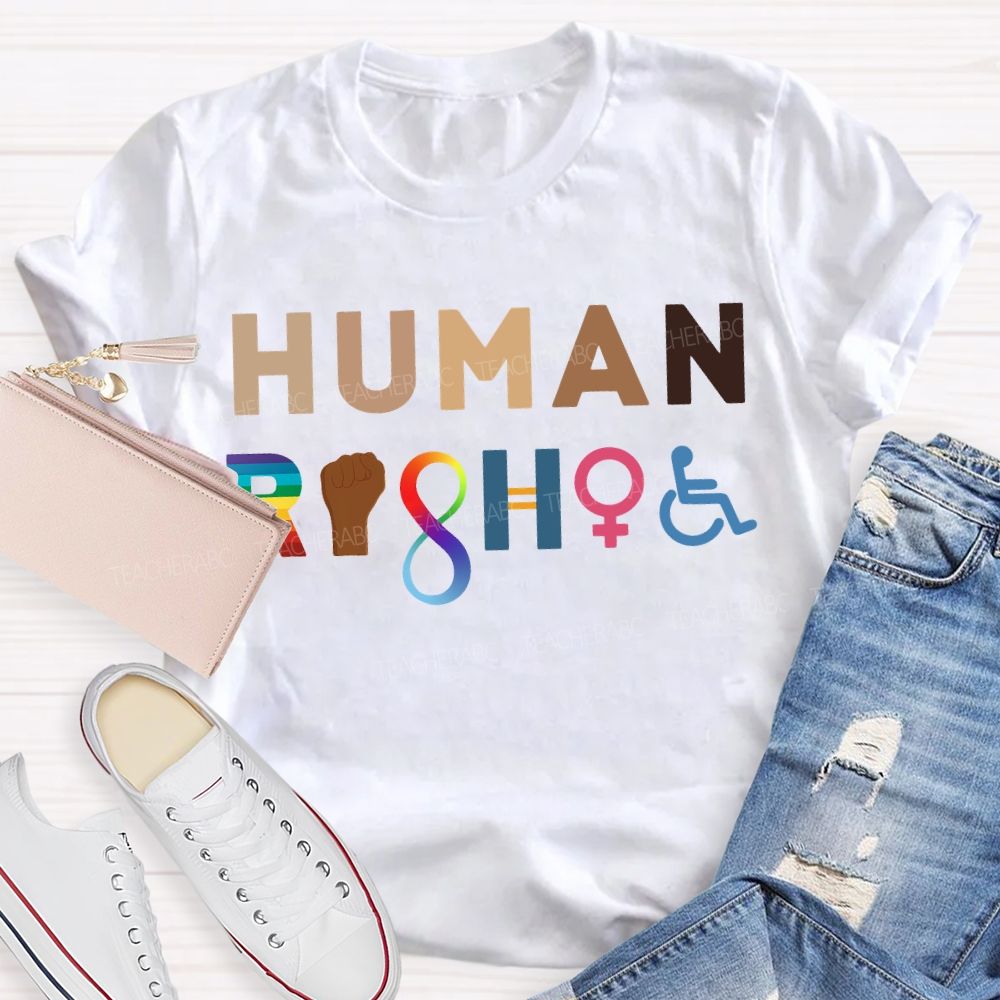 Human Equality Kind Be Both Social Justice Teacher T-shirt