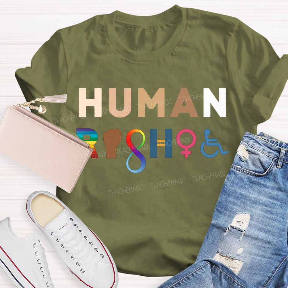 Human Equality Kind Be Both Social Justice Teacher T-shirt