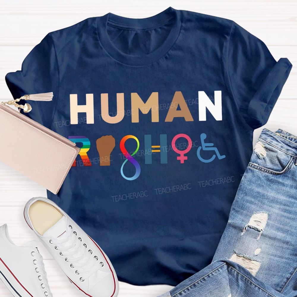 Human Equality Kind Be Both Social Justice Teacher T-shirt