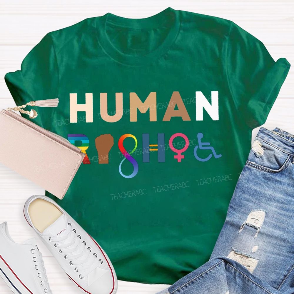 Human Equality Kind Be Both Social Justice Teacher T-shirt