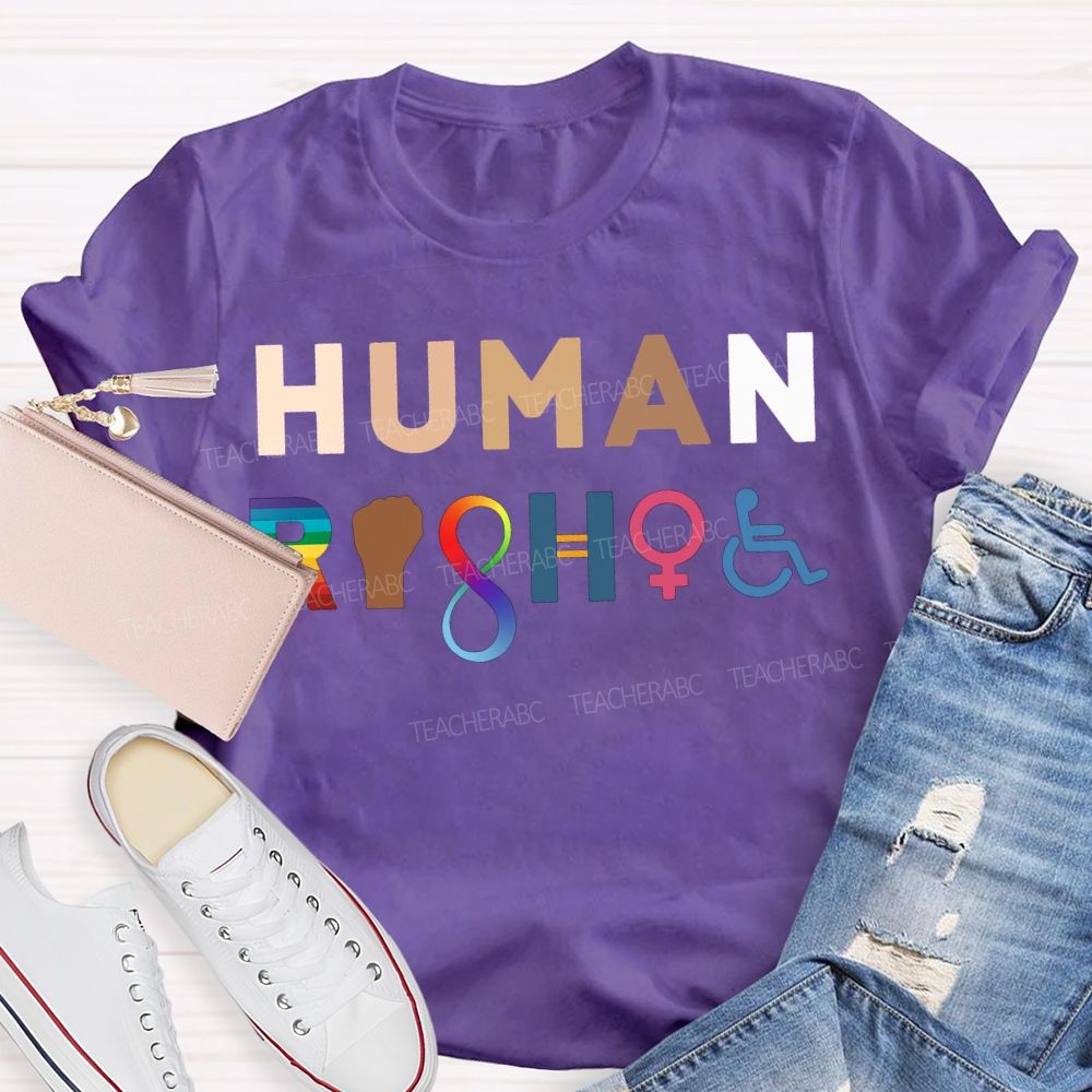 Human Equality Kind Be Both Social Justice Teacher T-shirt
