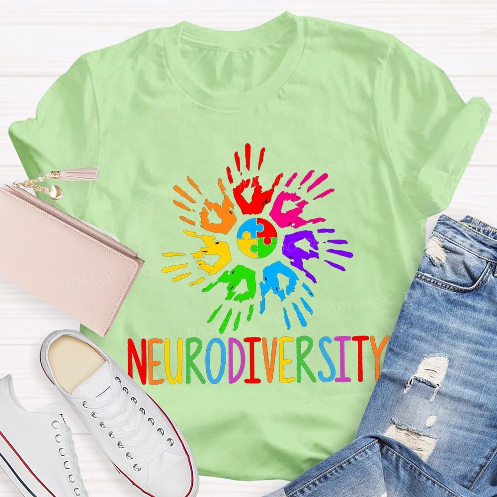 Embrace Neurodiversity Special Education Teacher T-shirt