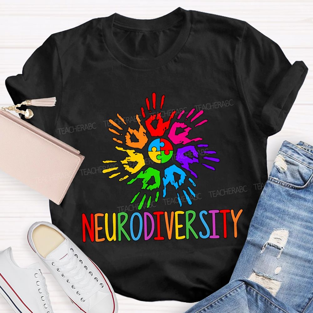 Embrace Neurodiversity Special Education Teacher T-shirt