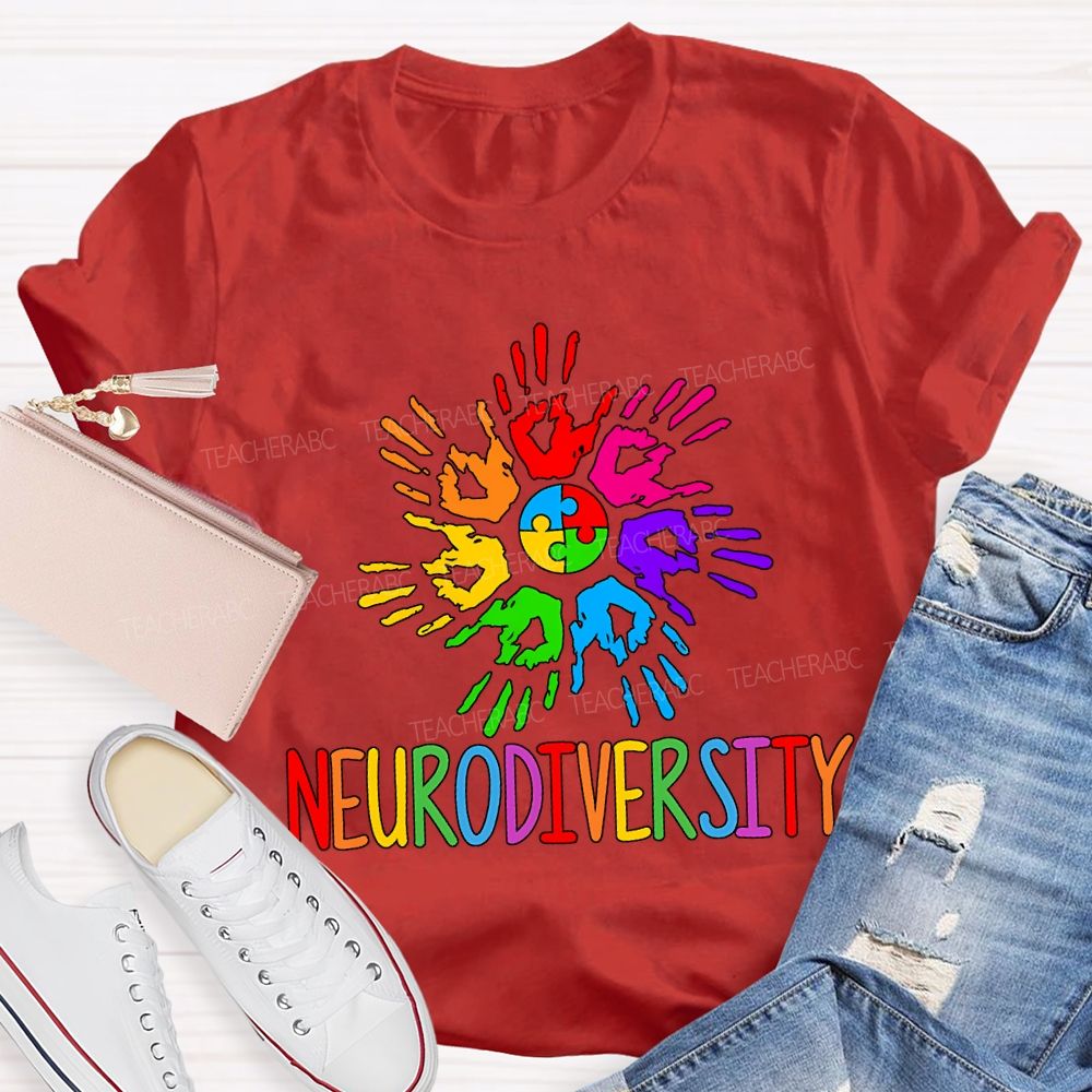 Embrace Neurodiversity Special Education Teacher T-shirt