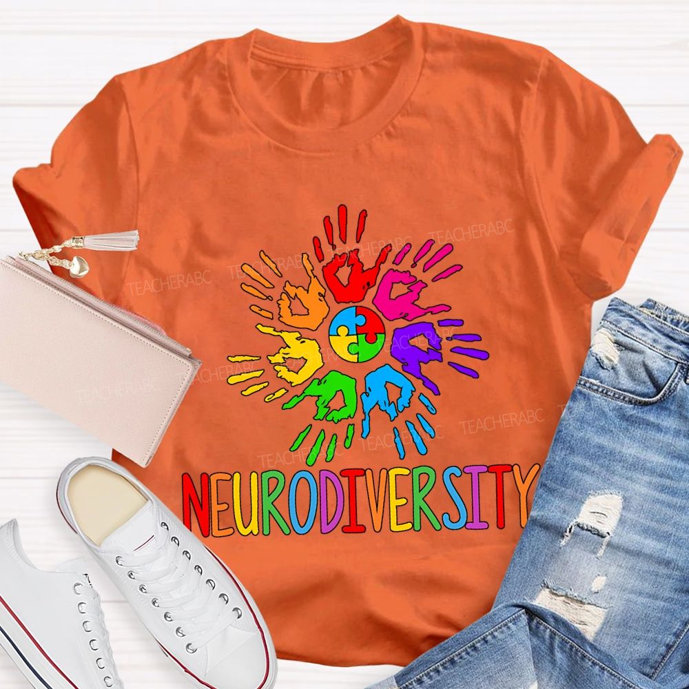Embrace Neurodiversity Special Education Teacher T-shirt