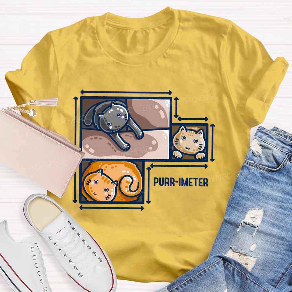 Purr-Imeter  Teacher T-shirt
