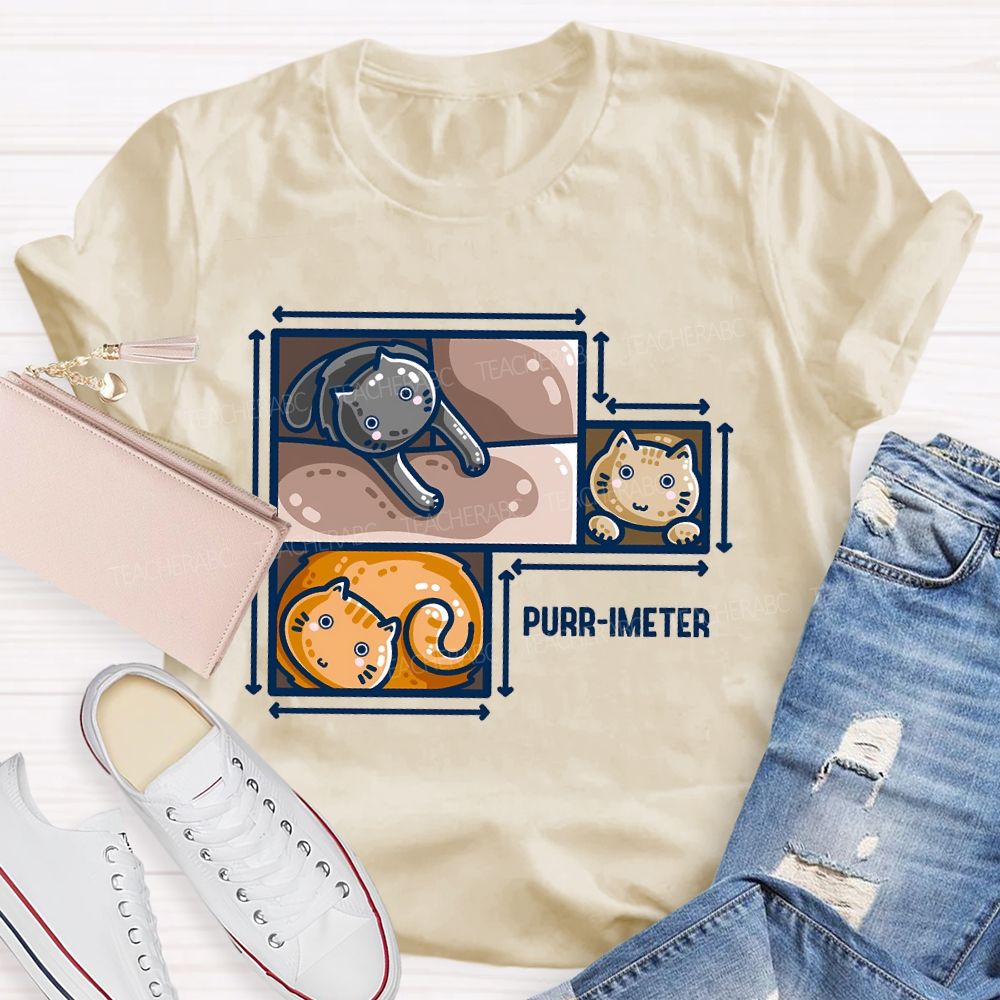 Purr-Imeter  Teacher T-shirt
