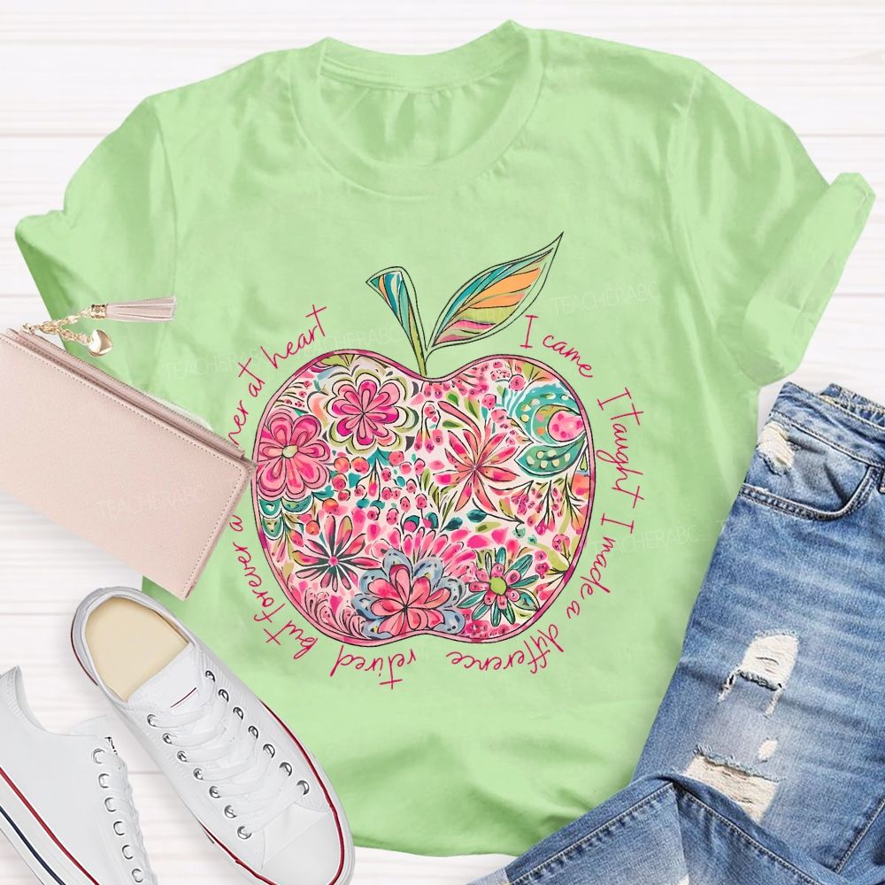 Teacher At Heart I Came  Teacher T-shirt